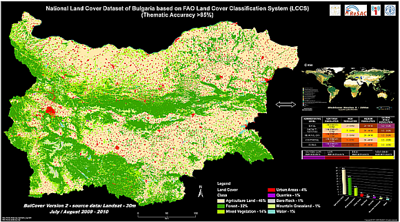 Reference Layer Bulgaria - Land Cover 2009/2010 Reference Layer Bulgaria - Land Cover 2009/2010